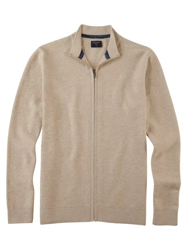 OLYMP Strickjacke OLYMP Strick Casual - Cardigans: Bequeme Herren-Strickjacke für lässige und bürotaugliche Looks, pflegeleicht bei 30 °C, ideal für vielseitige Outfits.