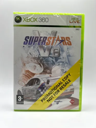 Superstars V8 Racing Promo - Microsoft Xbox 360 - Neu&Sealed - Rasante Rennsimulation für Xbox 360, neu und versiegelt – perfektes Geschenk für Gaming-Fans!