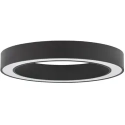 Nova Luce Deckenleuchte MORBIDO - Moderne schwarze Deckenleuchte aus Aluminium und Acryl, dimmbar und steuerbar über Tuya APP. Perfekt für Wohnzimmer oder Essbereich mit 59W LED und schöner Lichtverteilung.