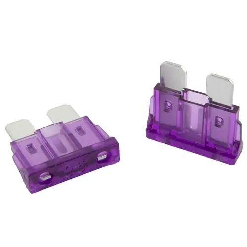 Stk. SeKi Standard ATO Flachstecksicherung 35A blau; Auto Sicherung 19mm Flachsicherung 32V/DC Boot Wohnwagen 5