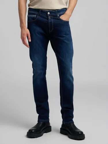 Replay Straight-Jeans GROVER – Komfortable Stretch-Jeans in Dunkelblau - Jeans in verschiedenen Waschungen, mit elastischem Material für optimalen Tragekomfort und perfekte Passform – ideal für den Alltag!