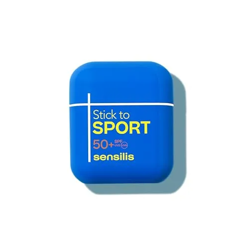Sensilis Sport Stick SPF50, Sonnenschutz-Stift, schützt die Haut vor UVB- und UVA-Strahlen, verhindert Alterung, unsichtbares Finish, präzise Anwendung, alle Hauttypen – Stick 10 g