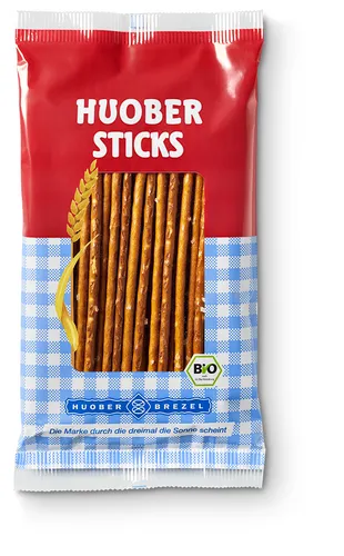 Huober Sticks Salzstangen Laugengebäck 40 g Bio von Huober