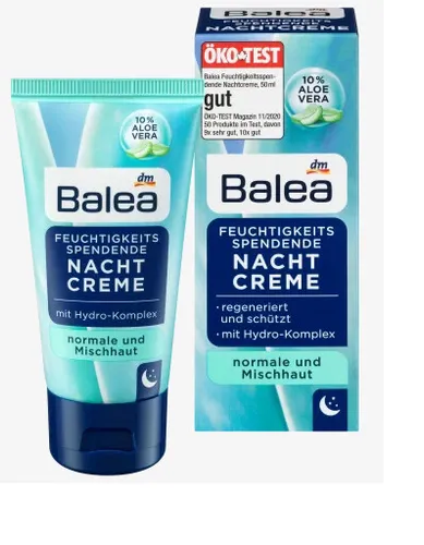 Balea Feuchtigkeitsspendende Nachtcreme, 50 ml von Balea