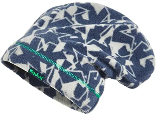 Playshoes Schlupfmütze Fleece-Beanie Sterne Camouflage