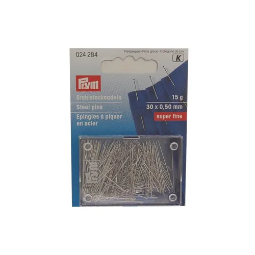 Prym Stahlstecknadeln 0,5 x 30 mm 15 g superfein 253,33 EUR/kg