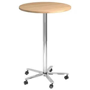 Hammerbacher Stehtisch ST08, eiche, höhenverstellbar von Hammerbacher