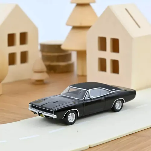 Norev Jet Car Dodge Charger Bj. 1968 Bullitt schwarz black, 1:43 Art. 430501