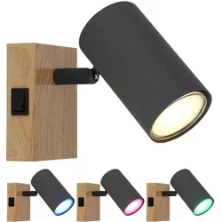 GLOBO LIGHTING LED Wandleuchte mit Fernbedienung – dimmbar & RGB-Farben