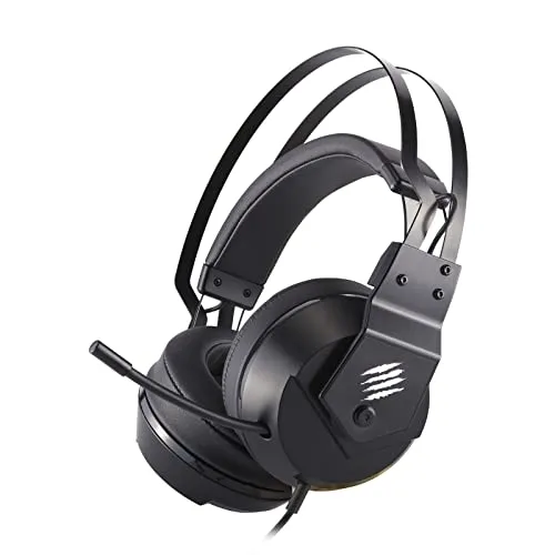 MadCatz F.R.E.Q. 2 Stereo Gaming Headset - Schwarz, 40mm Neodym-Treiber für erstklassigen Klang und einfach austauschbare Ohrpolster