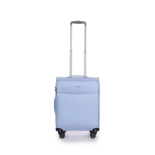 Stratic Handgepäck-Trolley Stratic Light 4 Rollen blau - Koffer mit 4 Rollen, leicht und wendig, ideal für Reisen und Kurztrips, aus strapazierfähigem Polyester gefertigt.