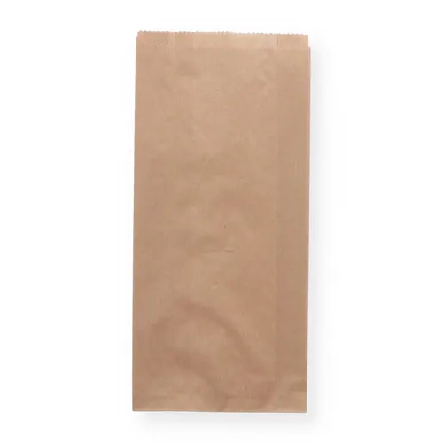 Faltenbeutel braun Natron 16+7x35cm 427 Bäckerbeutel Papiertüten 1000