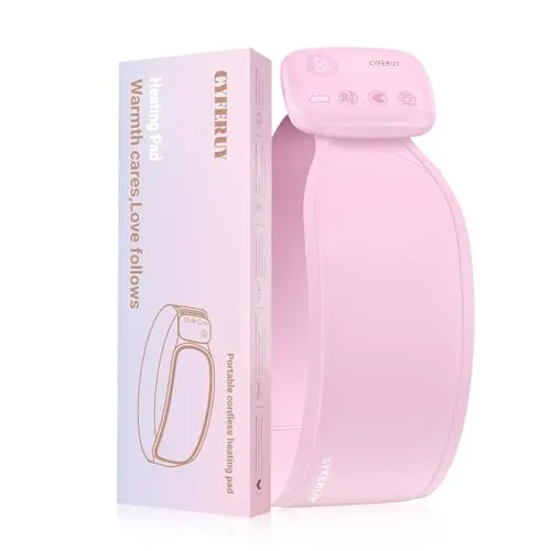 mAh Akku-Wärmegürtel Periode: Große 400 cm² kabellose Heizkissen/Wärmegürtel mit USB, Wärmegürtel Rücken Akku Menstruations Bauchwärmer Rückenwärmer –Geschenk für Frauen & Mütter, Mama 5000