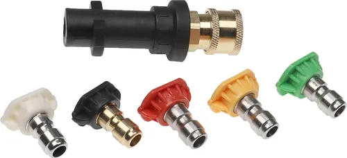 vhbw 6-tlg. Zubehör-Set Ersatz für Kärcher 4.762-061 für Hochdruckreiniger - Adapter, Sprühaufsatz