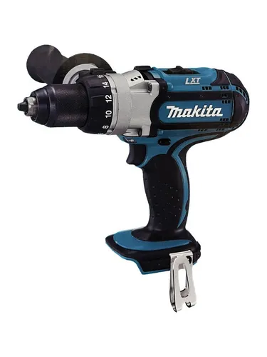 Makita 18V Akku-Bohrschrauber DDF451Z - Solo-Version - Akkuschrauber ohne Akku und Ladegerät, ideal für professionelle Anwendungen. Mit 3-Gang-Vollmetall-Planetengetriebe, 16 Drehmomentstufen und integrierter LED-Beleuchtung für präzises Arbeiten.