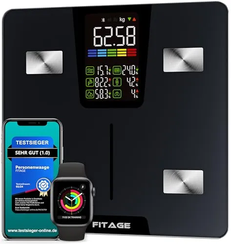 FITAGE Personenwaage digital Testsieger 2024