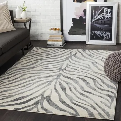 Livabliss Kurzflorteppich Grau 200x275 cm - Teppiche & Böden, Moderner Teppich mit Oeko-Tex® Standard 100, langlebig und pflegeleicht, ideal für stark frequentierte Räume, perfekt für Familien mit Kindern und Haustieren.