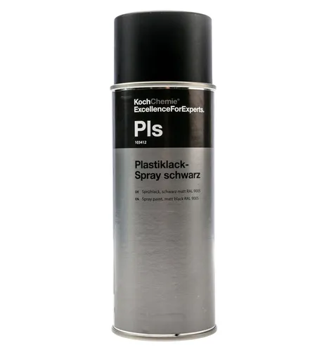 Koch Chemie Plastiklack-Spray schwarz matt 400 ml Lackspray Sprühlack RAL 9005