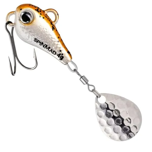 SpinMad 4g Bleikopfspinner - Jig Spinner, Farbe Lieblingsköder:Whisky