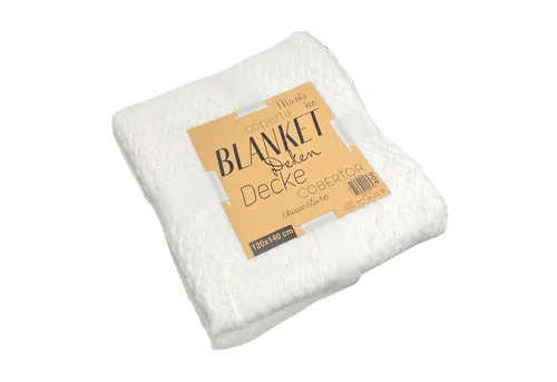 HAC24 Tagesdecke Plüsch Kuscheldecke Mikrofaserdecke Fleecedecke Wohndecke Decke, aus Mikrofaser 120 x 140 cm