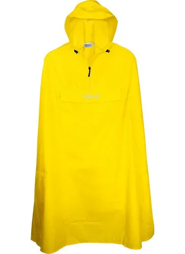 PRO-X elements Rad-Poncho PASO mit großer Brusttasche - Funktioneller Regenponcho für Radfahrer mit wasserdichter Beschichtung und reflektierenden Streifen. Ideal für Damen und Herren, schützt zuverlässig bis zum Knie und bietet durch die verstellbare Kapuze optimalen Komfort.