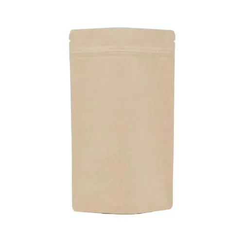 Doypack Bodenbeutel aus Kraftpapier - umweltfreundliche Standbodenbeutel (1000 Stück) - Einwegschachteln aus biologisch abbaubarem Kraftpapier, ideal für Lebensmittel und Snacks. Stabiler Standboden für optimale Präsentation und Zugriff.