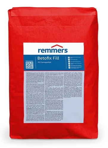Remmers Betofix Fill - Betofix-Spachtel grau 25 kg - Mörtel, Putz, Zement & Gips - Hochwertiger Betoninstandsetzungsspachtel für langlebige Reparaturen, ideal für den professionellen Einsatz.