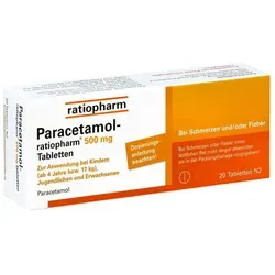 Paracetamol-Ratiopharm 500mg Tabletten