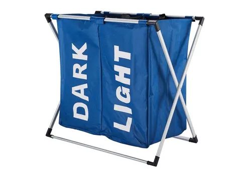 HAC24 Wäschebox Wäschekorb Duo Wäschesammler Wäschetonne Box Wäschetruhe (1 St), 2 Fächer, 120l