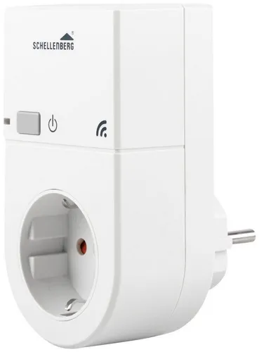 Schellenberg AS 20033 - Smart Home Steckdose Innen - Innovative Funk-Steckdose für den Innenbereich, ermöglicht die einfache Steuerung von Elektrogeräten per App, Handsender oder Zeitautomatik. Ideal für smartes Wohnen!
