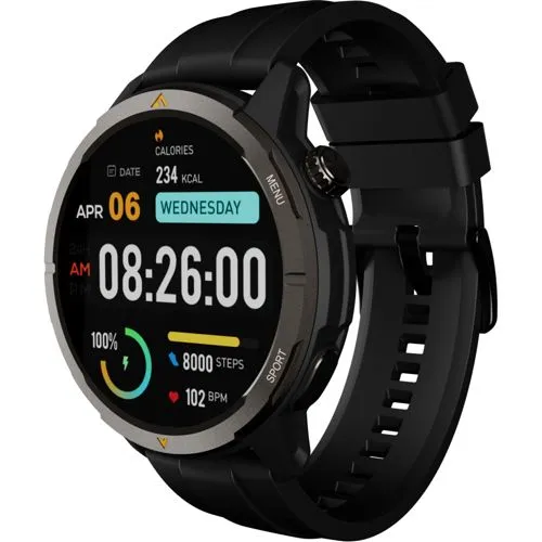 Digital Smartwatch Rund Legion (Schwarz)