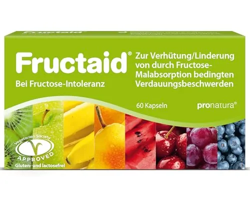 Fructaid Kapseln bei Fructose-Intoleranz, 60 St. von Fructaid