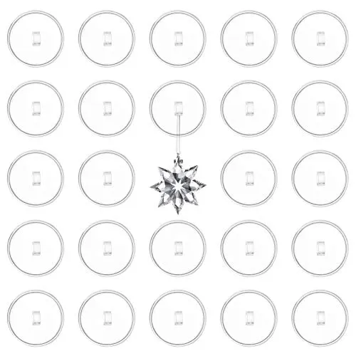 RosewineC 30 Pcs Deckenhaken Selbstklebend,Klebehaken Ohne Bohren Selbstklebend Transparent Wandhaken Haken Extra Stark Handtuchhaken Wiederverwendbar für Küche Bad Wand Tür Decke zum Aufhängen