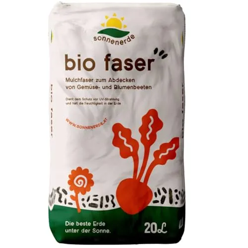 Sonnenerde Bio Faser Mulch 20 Liter