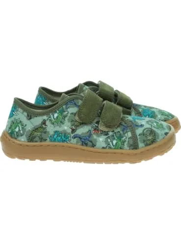 froddo® BAREFOOT CANVAS Barfußschuh Sneaker - Minimalschuhe mit verstellbarem Klettverschluss für einfaches An- und Ausziehen. Ideal für aktives Spielen und fördert die natürliche Fußentwicklung.