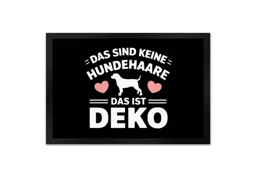 speecheese Fußmatte Keine Hundehaare nur Deko Hunde Fußmatte XL in 40x60 cm