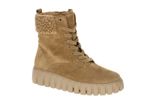 Gabor 76.786.35 Damen Stiefel - Bequeme Damen Stiefeletten von Gabor aus hochwertigem Echtleder, mit flexiblem PU-Sohle und herausnehmbarem Komfort-Fußbett für optimalen Tragekomfort.