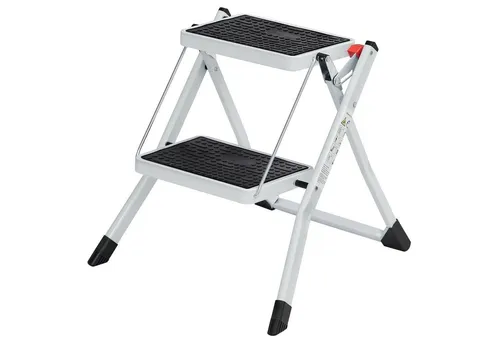 SONGMICS Klappbare 2-stufige Trittleiter