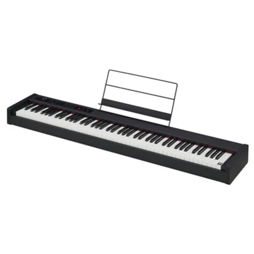 Korg D1 88-Key Digital Stage Piano - Schwarz - Keyboards mit hochwertiger RH3-Tastatur für ein authentisches Spielgefühl, ideal für Zuhause und Live-Performances. 30 exzellente Sounds und leicht transportabel.