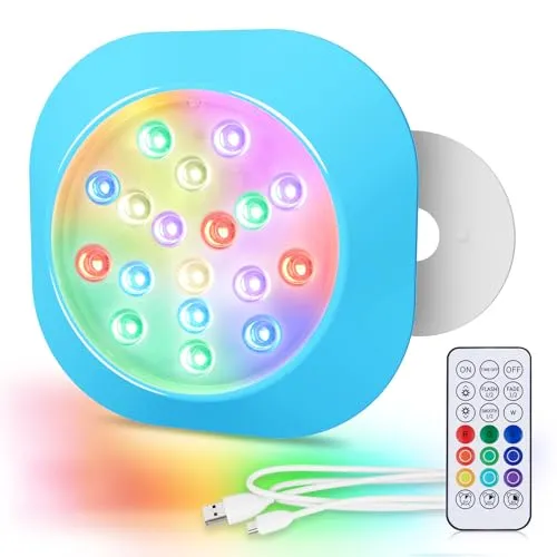 LyLmLe Wiederaufladbare LED Pool Lichter