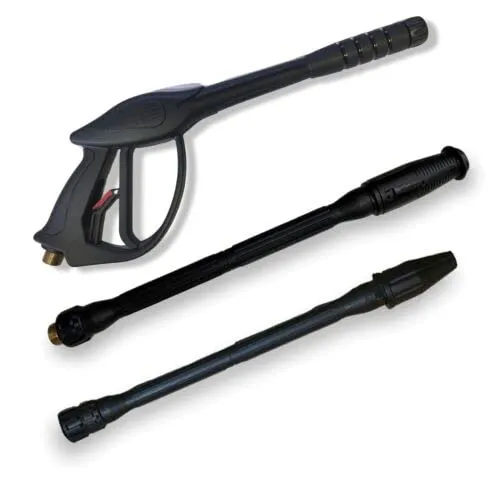 M&M Smartek Hochdruckpistole für Kärcher etc. Hochdruckreiniger M22 x 1,5 Ausgang + Fräsen Vario/Turbo Profi