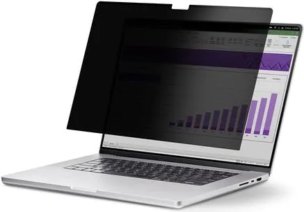StarTech.com 13-inch MacBook Air M2/M3 Privacy Screen - Apple MacBook Zubehör, entfernbarer und umkehrbarer Blickschutzfilter mit 51% Blaulichtreduzierung für besseren Augenschutz und Privatsphäre.