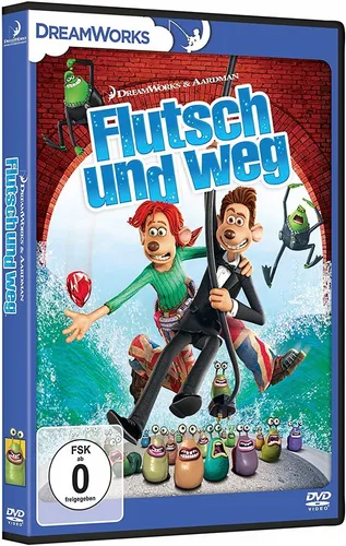 DVD Flutsch und weg - Collector's Edition - Sammlerausgabe aus 2018, FSK 0, bietet spannende Abenteuer für die ganze Familie in hochwertiger Animation.