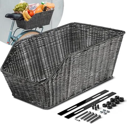 Büchel Fahrradkorb hinten aus hochwertigem Polyrattan von Büchel