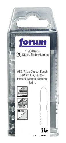 Forum Stichsägeblattbox a 25 Stück T 101 B - (25 Stück) von Forum