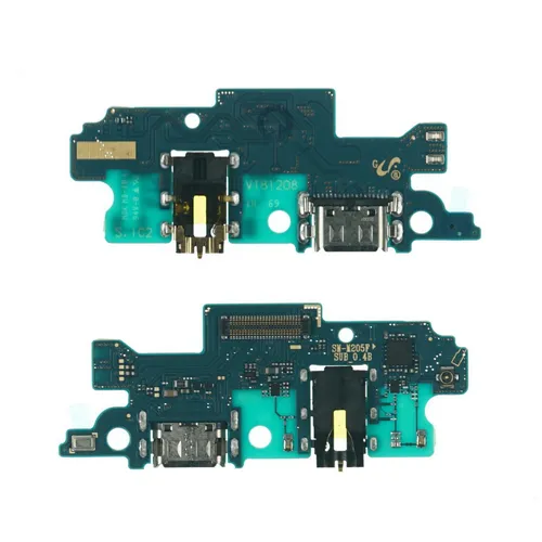 Samsung Galaxy M20 SM-M205F USB-C Buchse Lade Docking Kontakte Pins Flex