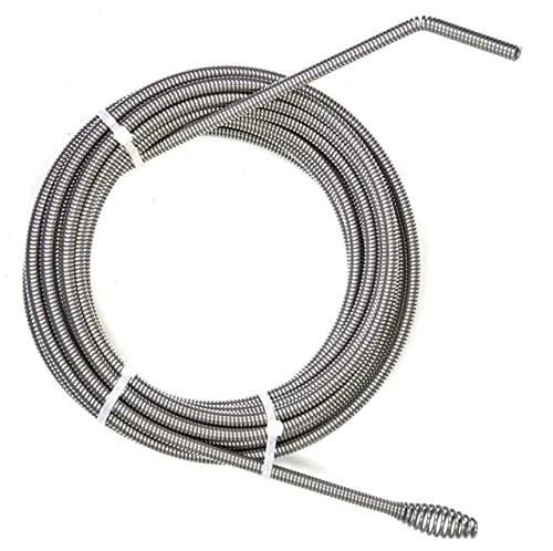 Rohrreinigungs-Spirale 7,5 m x 8 mm - Effiziente Rohrreinigung mit ROTHENBERGER und REMS - Rohrreinigungswellen für effektive Beseitigung von Verstopfungen, ideal für professionelle und Heimwerker-Anwendungen.