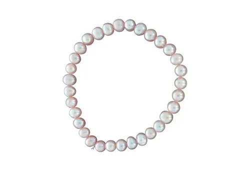 Vivance Armband mit pinken Süßwasserzuchtperlen 6mm in lila von Vivance