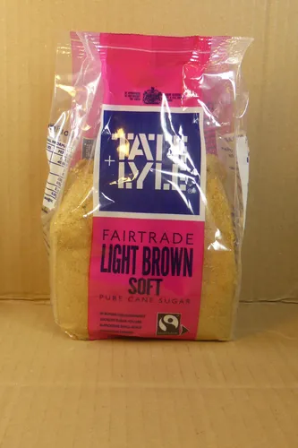 500gr. Leichter brauner Zucker, unraffiniert, von Tate+Lyle, FAIRTRADE, VEGAN