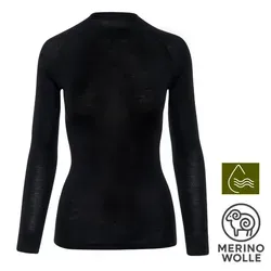 Termozeta Langarmshirt THERMOWAVE - Damen dickeres Merino Warm Long Sleeve Shirt Longshirt 42/XL